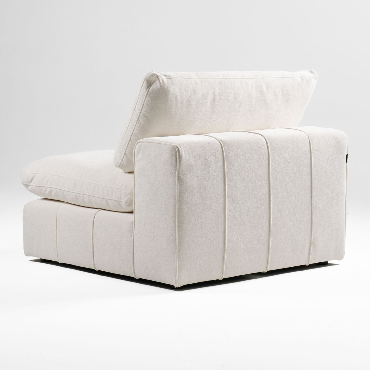 Vicki - Modern Off-White Fabric Modular Armless Seat by VIG Furniture - View 10