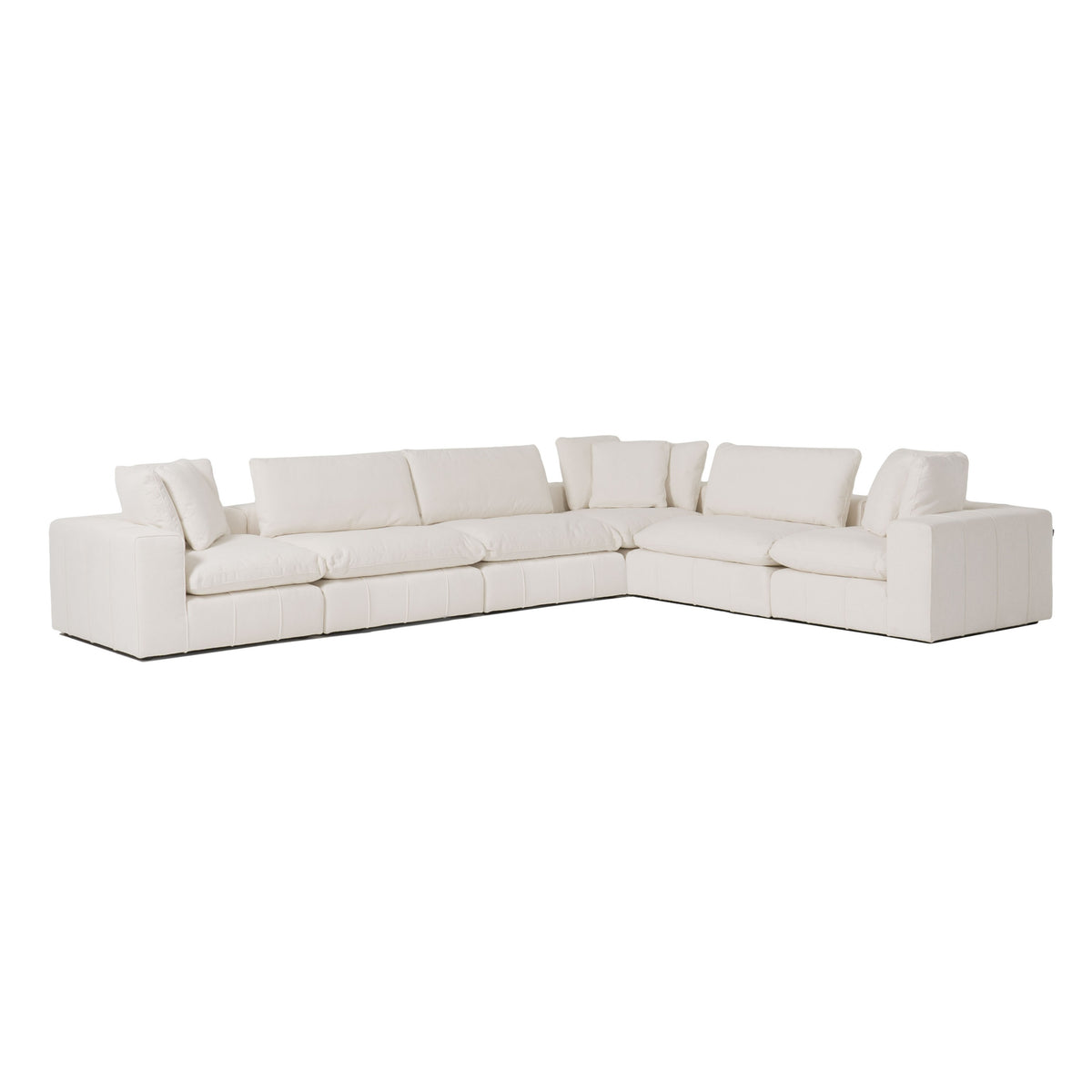 Vicki - Modern Off-White Fabric Modular Armless Seat by VIG Furniture - View 4