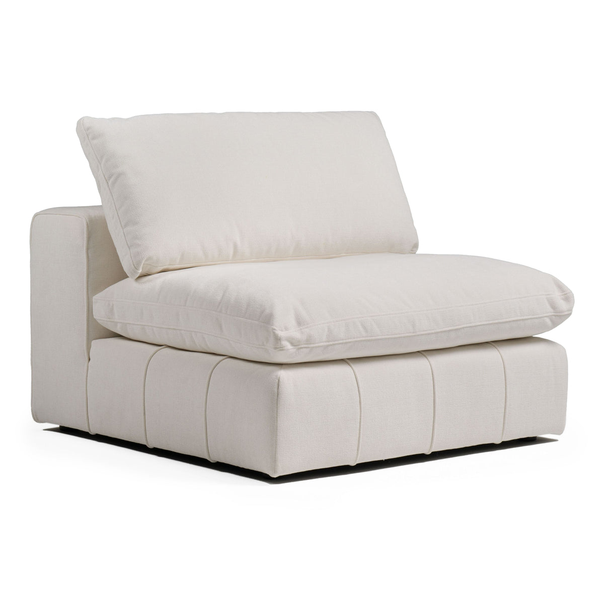 Vicki - Modern Off-White Fabric Modular Armless Seat by VIG Furniture - View 1