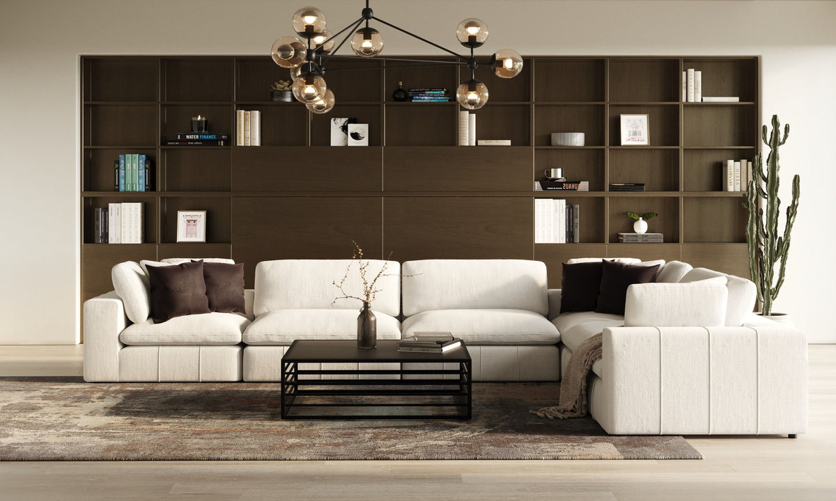 Vicki - Modern Off-White Fabric Modular Sectional-7-Piece Sectional by VIG Furniture - View 4