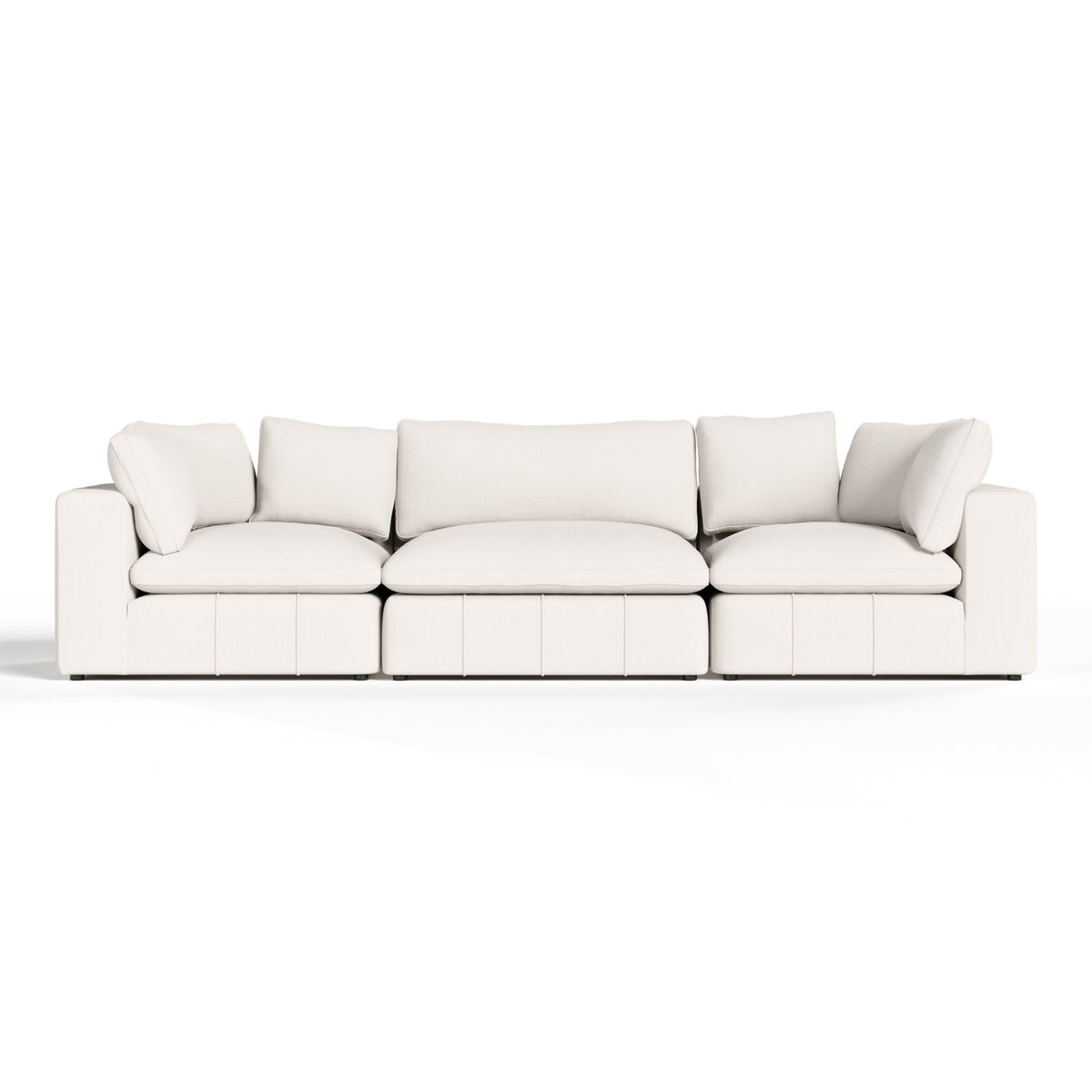 Vicki - Modern Off-White Fabric Modular Sectional-3-Piece Sectional by VIG Furniture - View 1