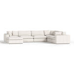 Vicki - Modern Off-White Fabric Modular Sectional-7-Piece Sectional by VIG Furniture - View 5