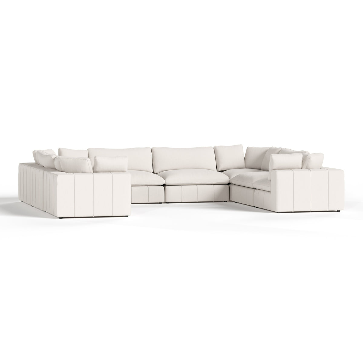 Vicki - Modern Off-White Fabric Modular Sectional-8-Piece Sectional by VIG Furniture - View 4