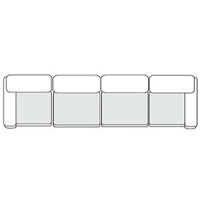 Vicki - Modern Off-White Fabric Modular Sectional-4-Piece Sectional by VIG Furniture - View 2