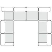 Vicki - Modern Off-White Fabric Modular Sectional-8-Piece Sectional by VIG Furniture - View 3