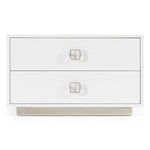 Victoria Modern White Crocodile Nightstand by VIG Furniture - View 1