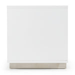 Victoria Modern White Crocodile Nightstand by VIG Furniture - View 15