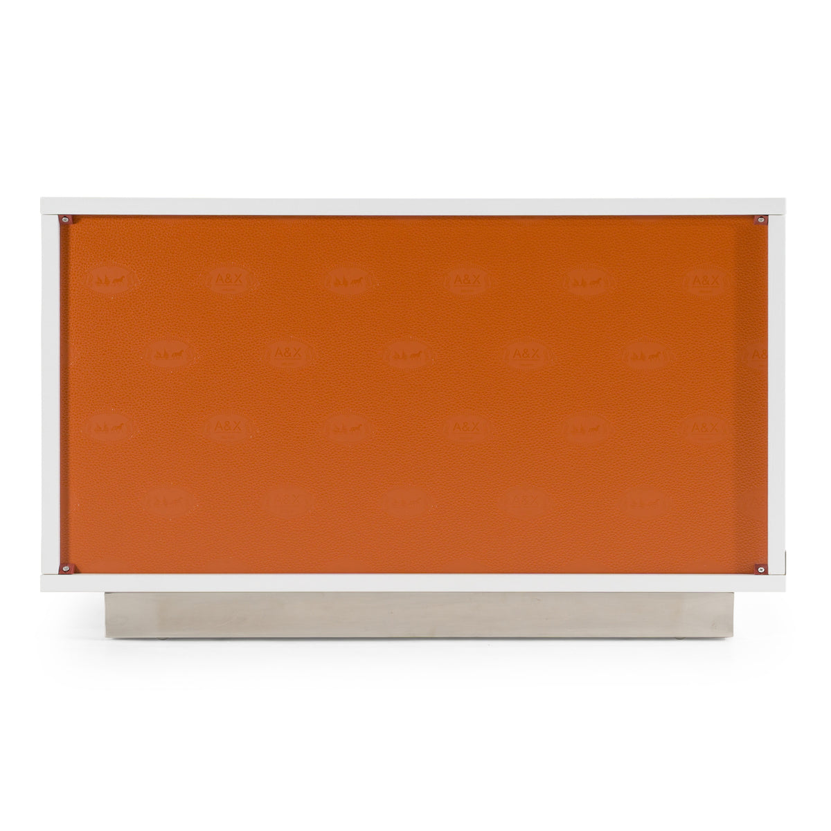 Victoria Modern White Crocodile Nightstand by VIG Furniture - View 16