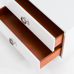 Victoria Modern White Crocodile Nightstand by VIG Furniture - View 17