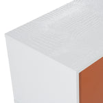 Victoria Modern White Crocodile Nightstand by VIG Furniture - View 19