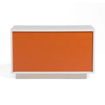 Victoria Modern White Crocodile Nightstand by VIG Furniture - View 6