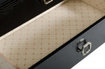 Victoria Modern Black Crocodile Chest by VIG Furniture - View 2