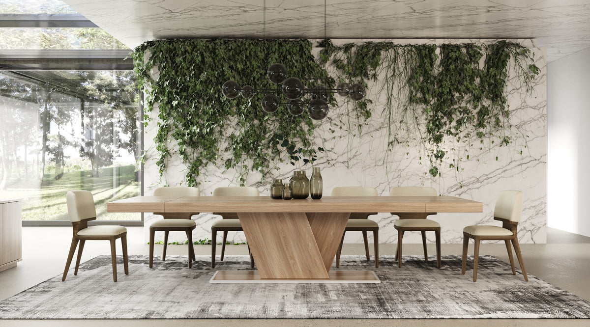 Victoria - Italian Modern Walnut Caracalla Extendable Dining Table by VIG Furniture - View 1