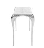 Vince - Faux Marble & Stainless Steel Console Table by VIG Furniture - View 4