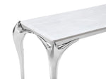 Vince - Faux Marble & Stainless Steel Console Table by VIG Furniture - View 6