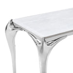 Vince - Faux Marble & Stainless Steel Console Table by VIG Furniture - View 13