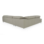 Viola - Italian Contemporary Grey Leather Left Facing Sectional Sofa by VIG Furniture - View 14