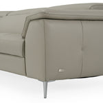 Viola - Italian Contemporary Grey Leather Left Facing Sectional Sofa by VIG Furniture - View 16