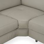 Viola - Italian Contemporary Grey Leather Left Facing Sectional Sofa by VIG Furniture - View 17