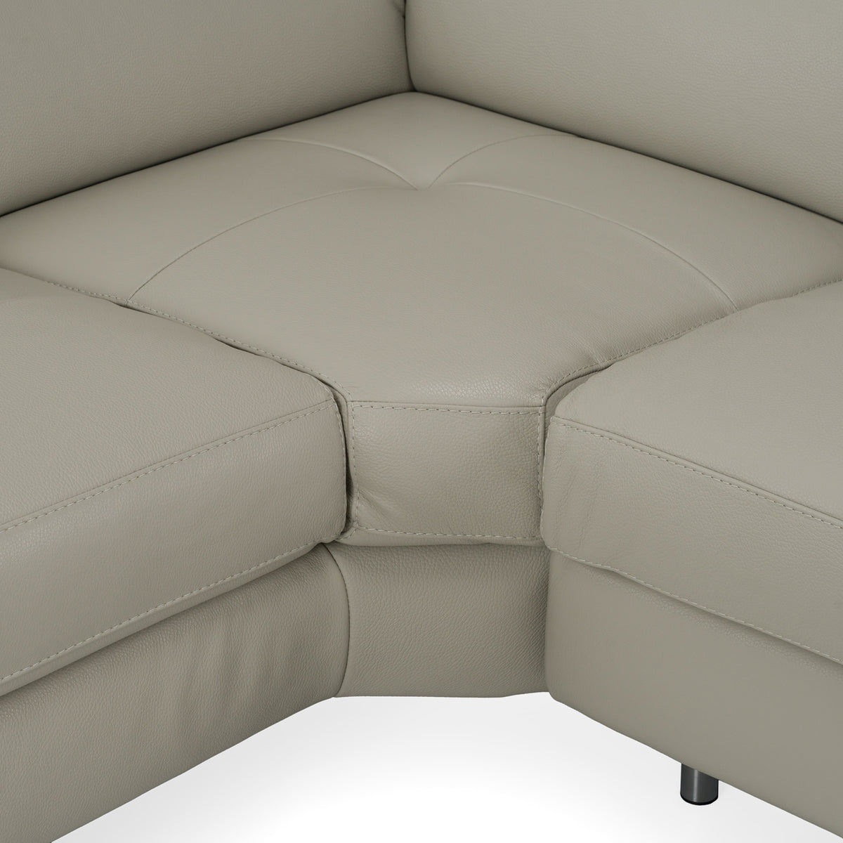 Viola - Italian Contemporary Grey Leather Left Facing Sectional Sofa by VIG Furniture - View 17