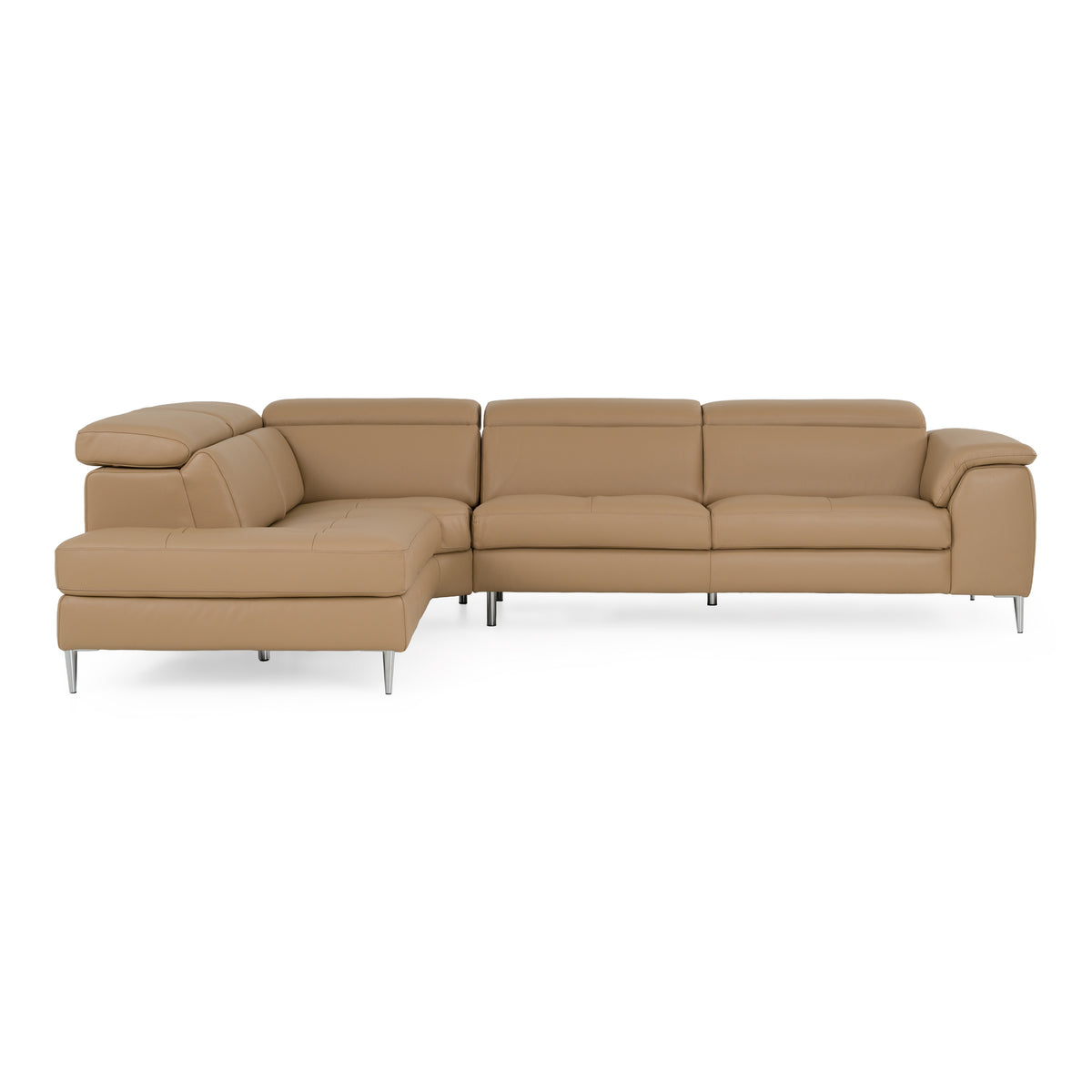 Viola - Italian Contemporary Deserto Leather Left Facing Sectional Sofa by VIG Furniture - View 2