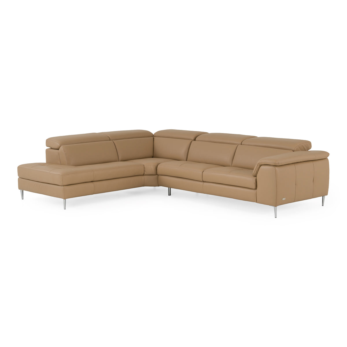 Viola - Italian Contemporary Deserto Leather Left Facing Sectional Sofa by VIG Furniture - View 1