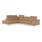 Viola - Italian Contemporary Deserto Leather Left Facing Sectional Sofa by VIG Furniture - View 4