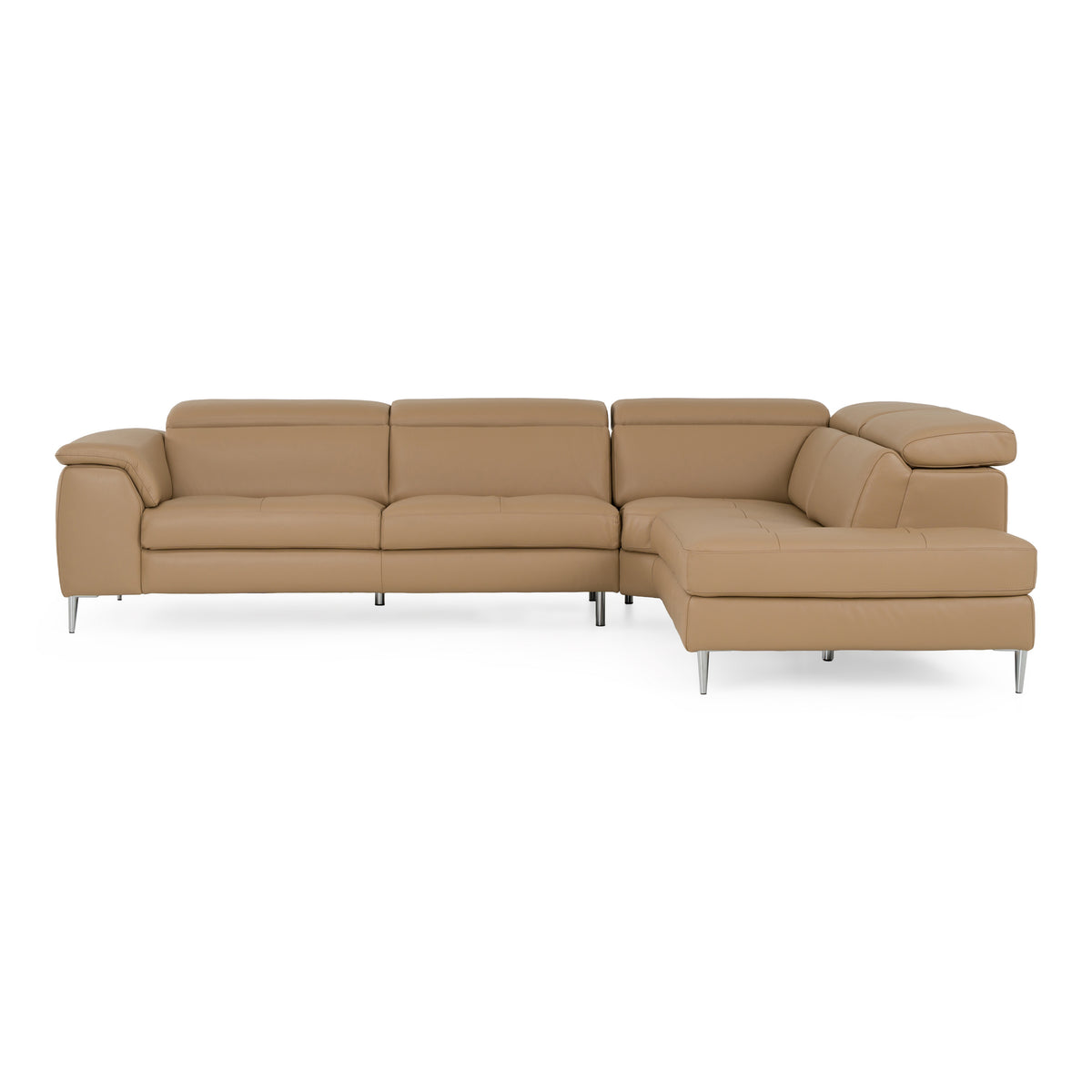 Viola - Italian Contemporary Deserto Leather Right Facing Sectional Sofa by VIG Furniture - View 2