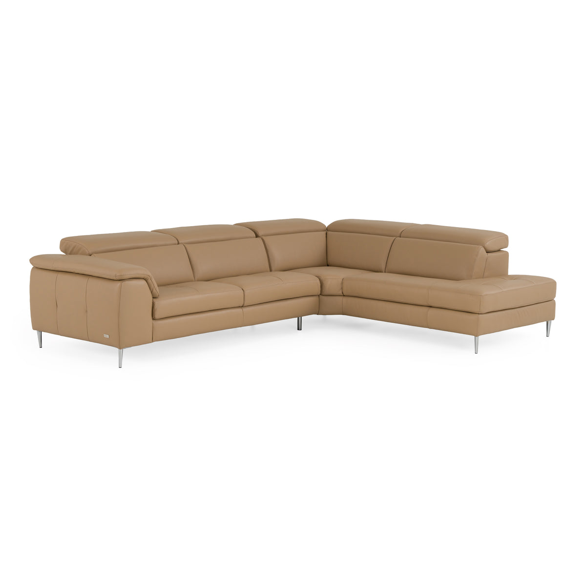 Viola - Italian Contemporary Deserto Leather Right Facing Sectional Sofa by VIG Furniture - View 1