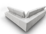 Viola - Italian Contemporary Grey Leather Right Facing Sectional Sofa by VIG Furniture - View 3