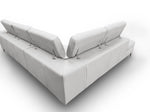 Viola - Italian Contemporary Grey Leather Left Facing Sectional Sofa by VIG Furniture - View 3