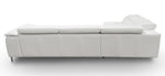 Viola - Italian Contemporary Grey Leather Left Facing Sectional Sofa by VIG Furniture - View 4