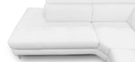 Viola - Italian Contemporary White Leather Left Facing Sectional Sofa by VIG Furniture - View 3