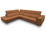 Viola - Italian Contemporary Cognac Leather Left Facing Sectional Sofa by VIG Furniture - View 2