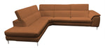 Viola - Italian Contemporary Cognac Leather Left Facing Sectional Sofa by VIG Furniture - View 3