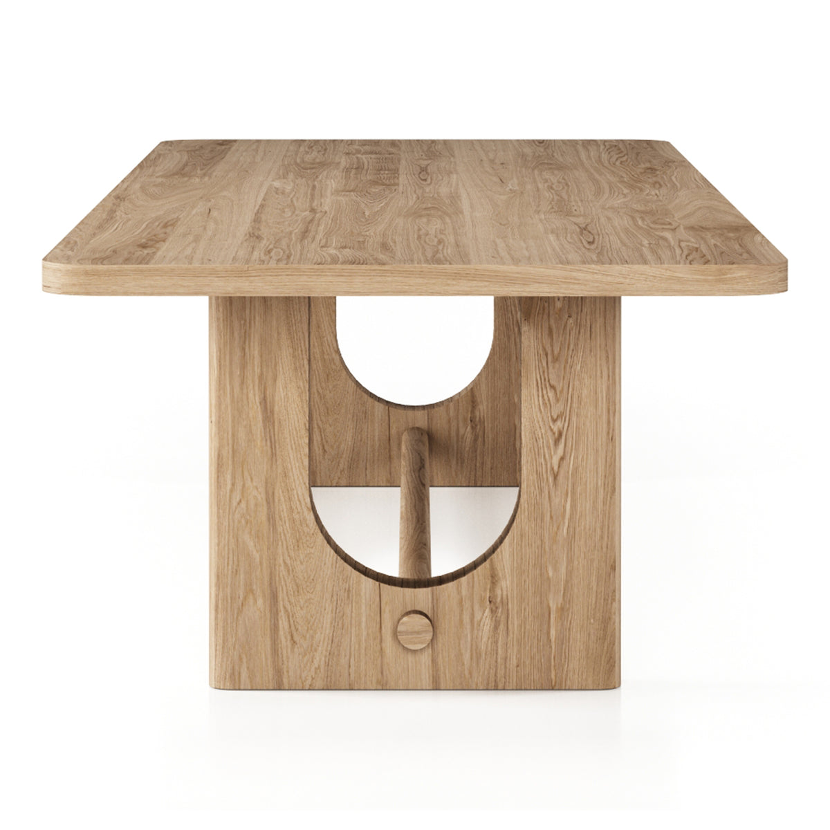 Walz - Modern Natural Oak Rectangular Dining Table by VIG Furniture - View 9