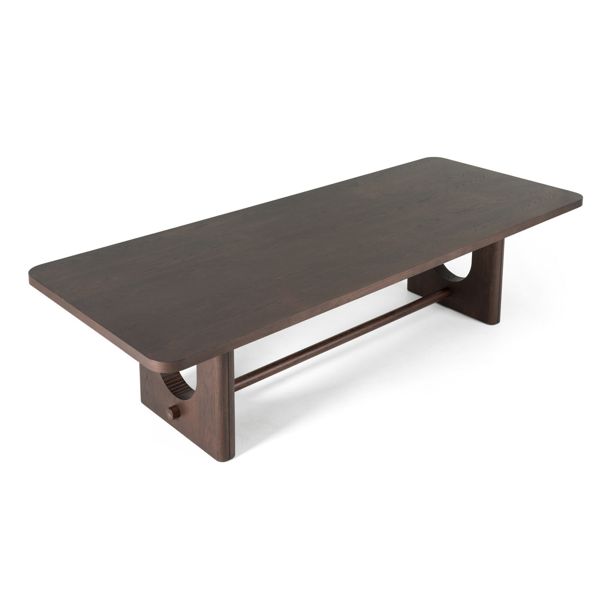 Walz - Modern Brown Oak Rectangular Dining Table by VIG Furniture - View 6