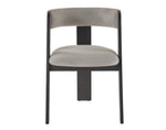 Washington - Modern Grey Fabric + Ebony Oak Dining Chair (Set of 2) by VIG Furniture - View 2