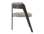 Washington - Modern Grey Fabric + Ebony Oak Dining Chair (Set of 2) by VIG Furniture - View 4