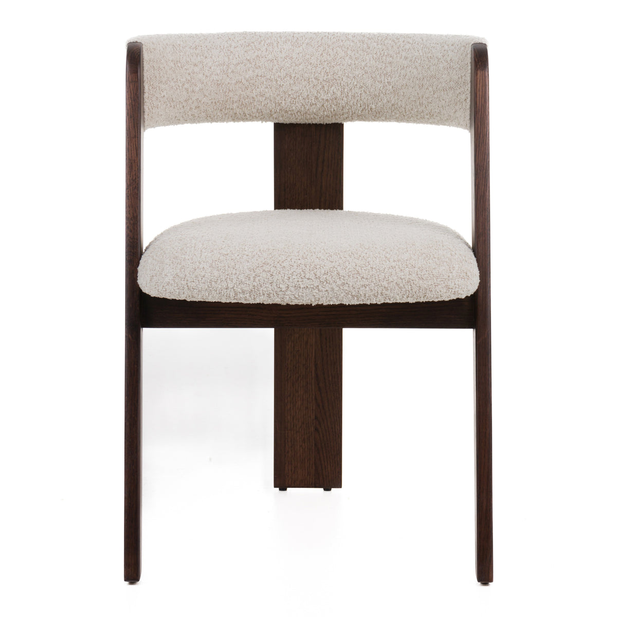 Washington - Modern Cream Fabric + Brown Oak Dining Chair (Set of 2) by VIG Furniture - View 11