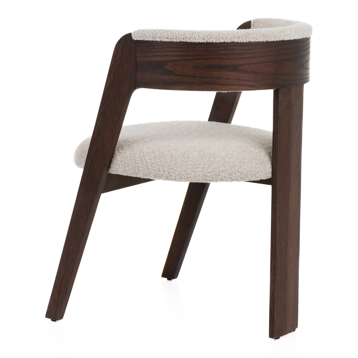 Washington - Modern Cream Fabric + Brown Oak Dining Chair (Set of 2) by VIG Furniture - View 13