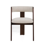 Washington - Modern Cream Fabric + Brown Oak Dining Chair (Set of 2) by VIG Furniture - View 2