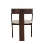 Washington - Modern Cream Fabric + Brown Oak Dining Chair (Set of 2) by VIG Furniture - View 6
