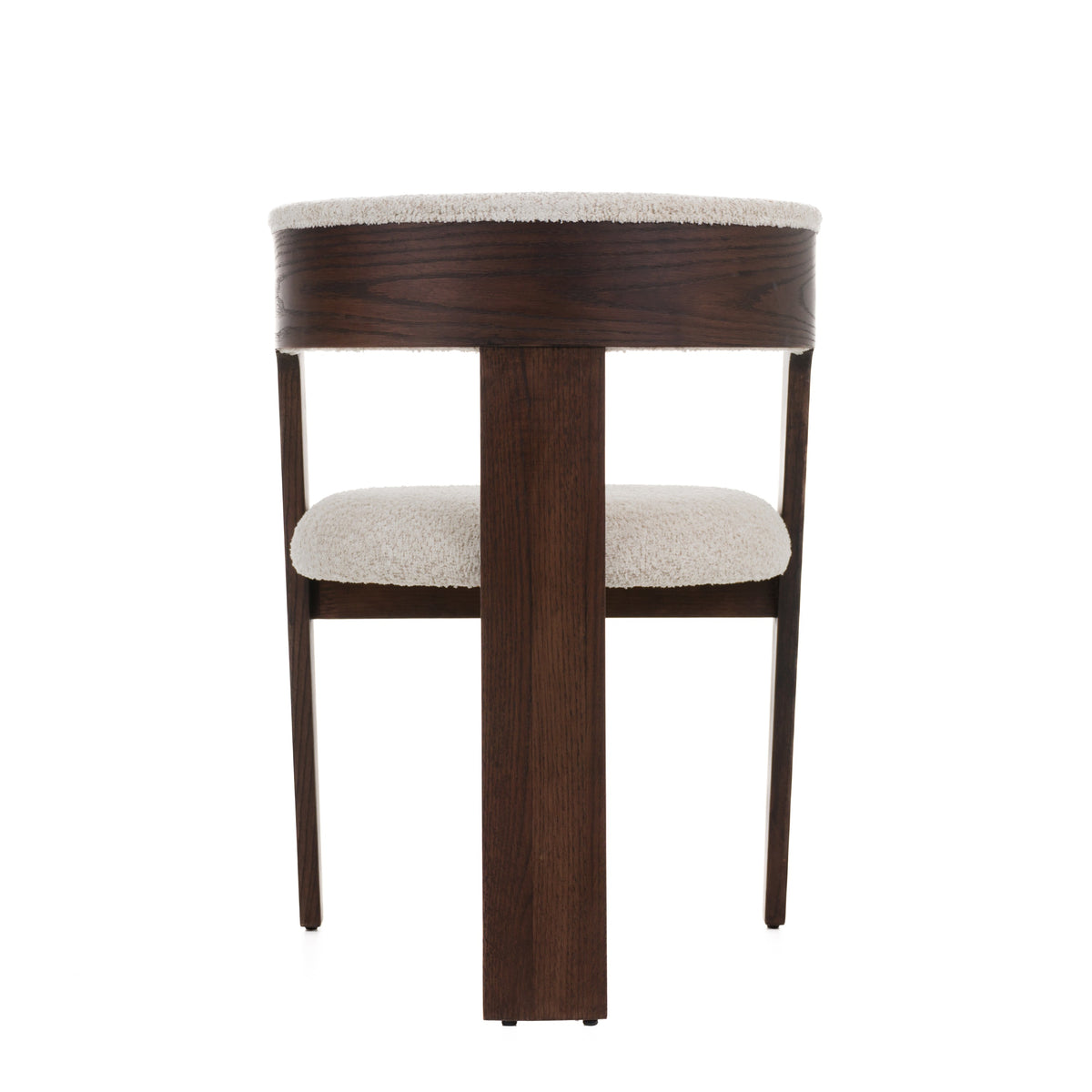 Washington - Modern Cream Fabric + Brown Oak Dining Chair (Set of 2) by VIG Furniture - View 6