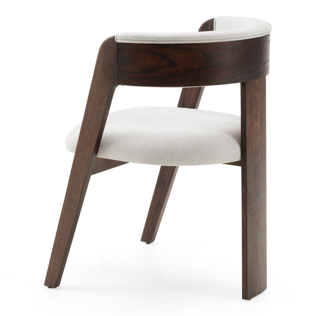 Washington - Modern Off-White Fabric + Brown Oak Dining Chair (Set of 2) by VIG Furniture - View 7
