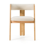 Washington - Modern Beige Fabric + White Oak Dining Chair (Set of 2) by VIG Furniture - View 2