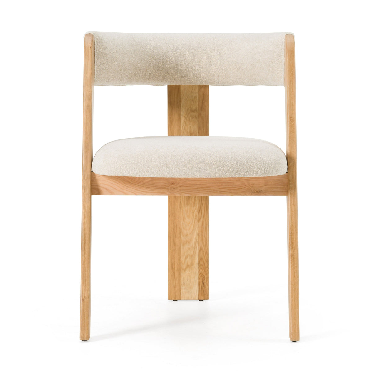 Washington - Modern Beige Fabric + White Oak Dining Chair (Set of 2) by VIG Furniture - View 2