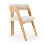 Washington - Modern Beige Fabric + White Oak Dining Chair (Set of 2) by VIG Furniture - View 1