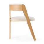 Washington - Modern Beige Fabric + White Oak Dining Chair (Set of 2) by VIG Furniture - View 3