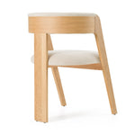 Washington - Modern Beige Fabric + White Oak Dining Chair (Set of 2) by VIG Furniture - View 5